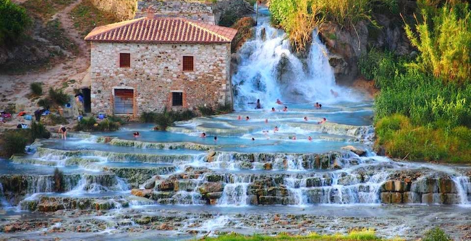 The Waterfalls of the Mill Terme di Saturnia